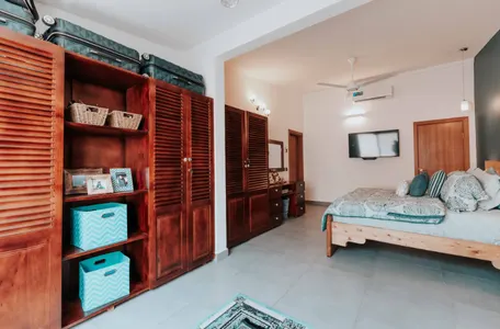 Bedroom wooden cabinets