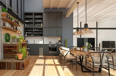 Homebar and Dining Room