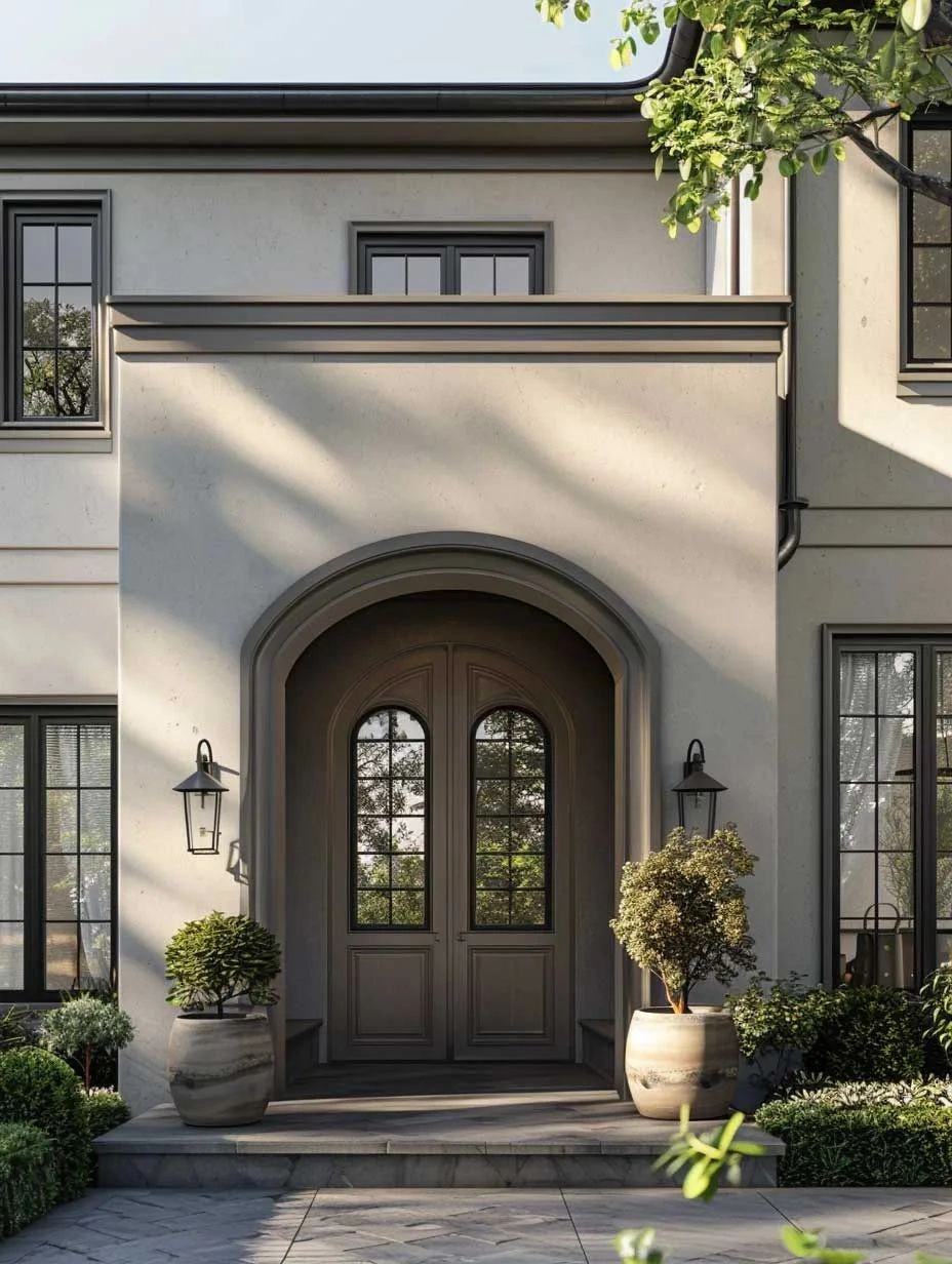 Greige exterior color trend for 2026