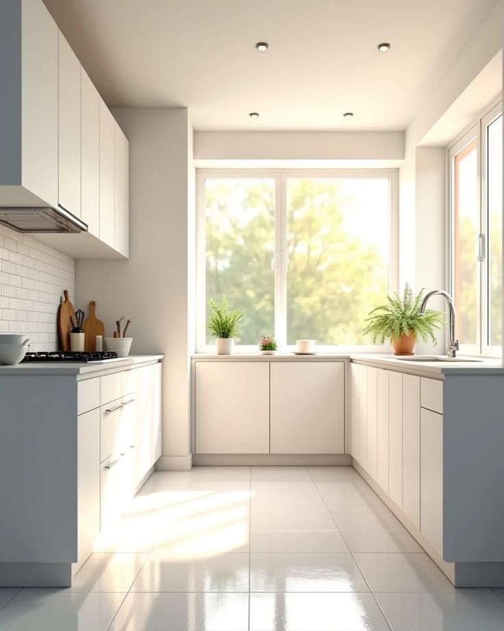Energy efficient kitchen layout