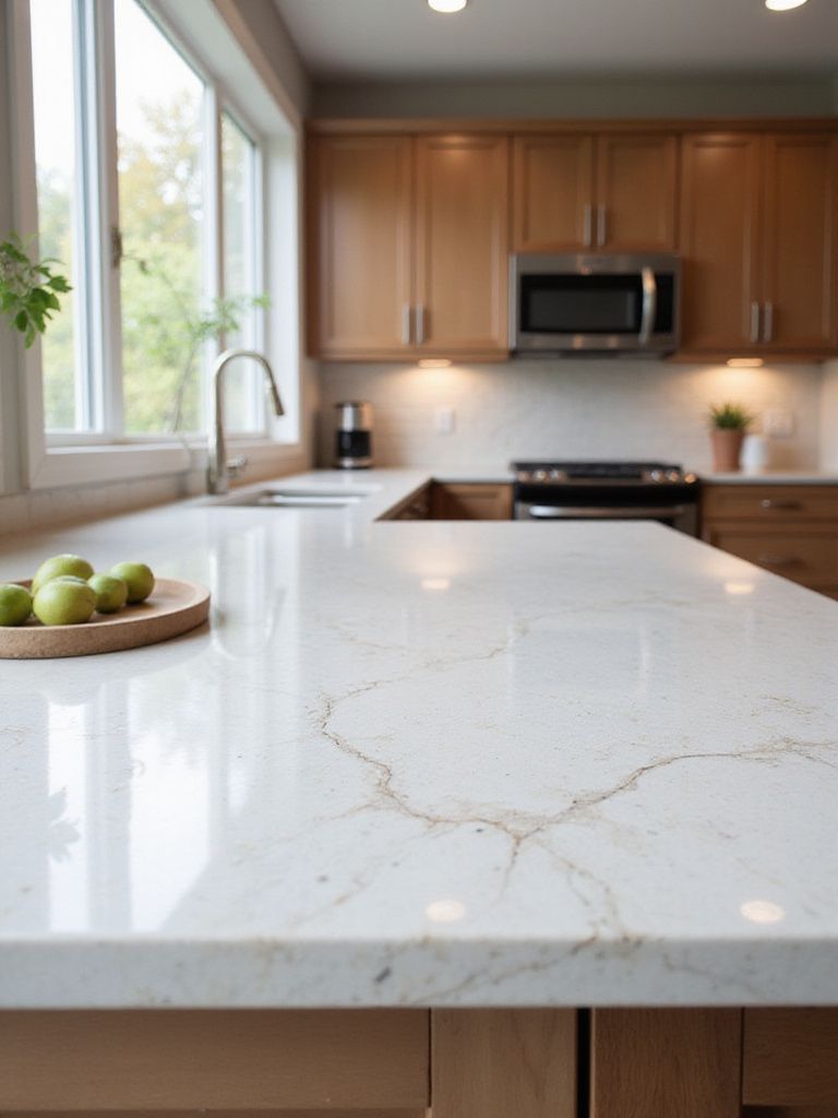 white quartz countertop trend in a 2026 Texas kitchen remodel