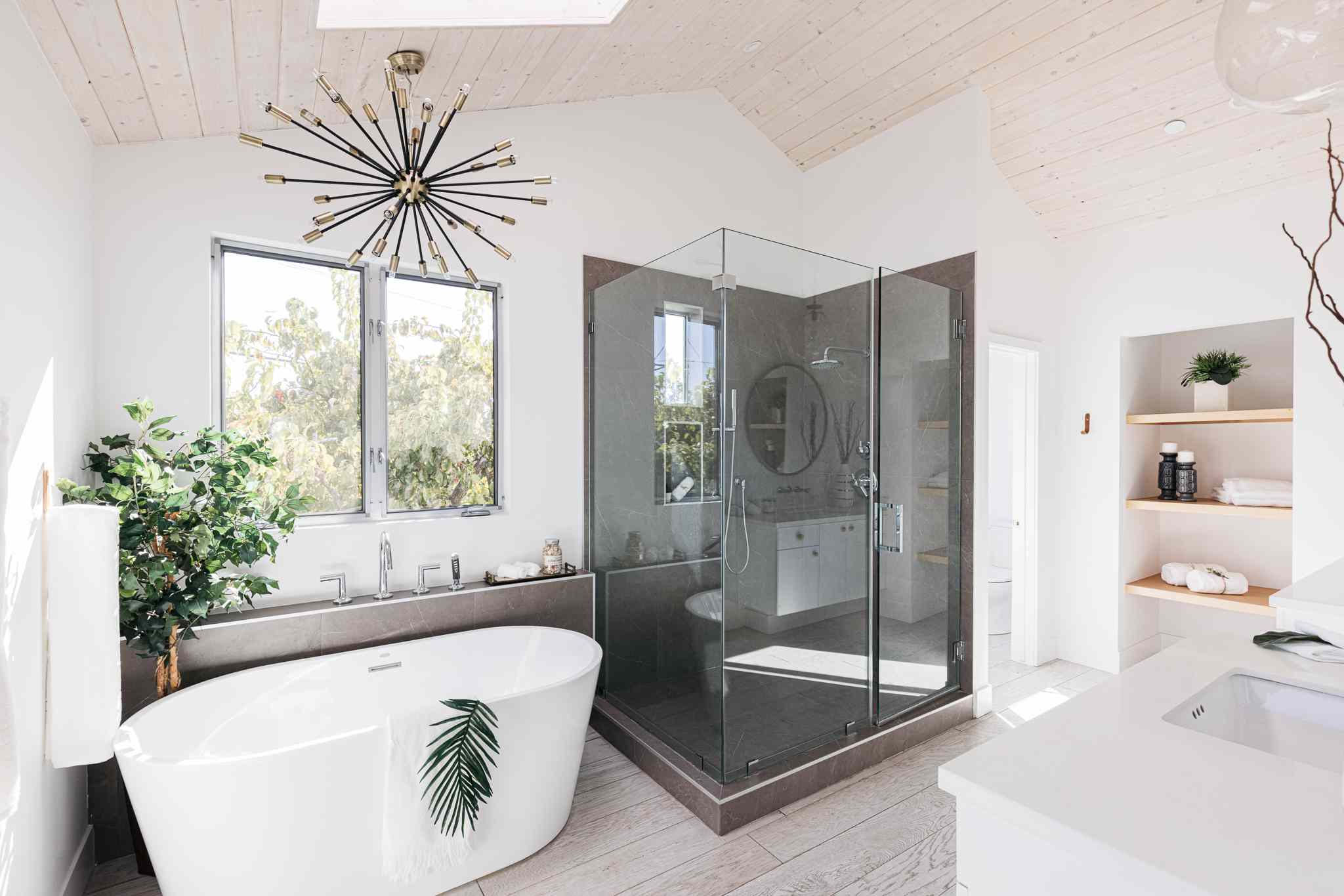 Spa-like primary suite remodeling in The Woodlands