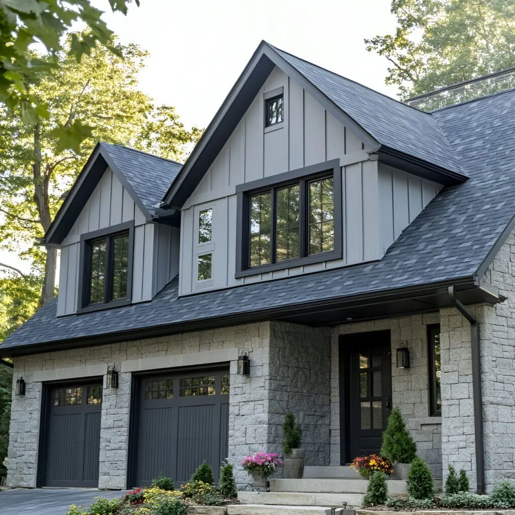 Vinyl siding on a Woodlands home designed for humid climate performance