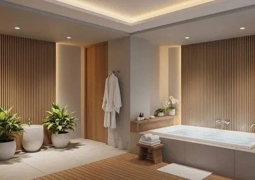 Spa-Inspired Bathrooms in The Woodlands, Texas