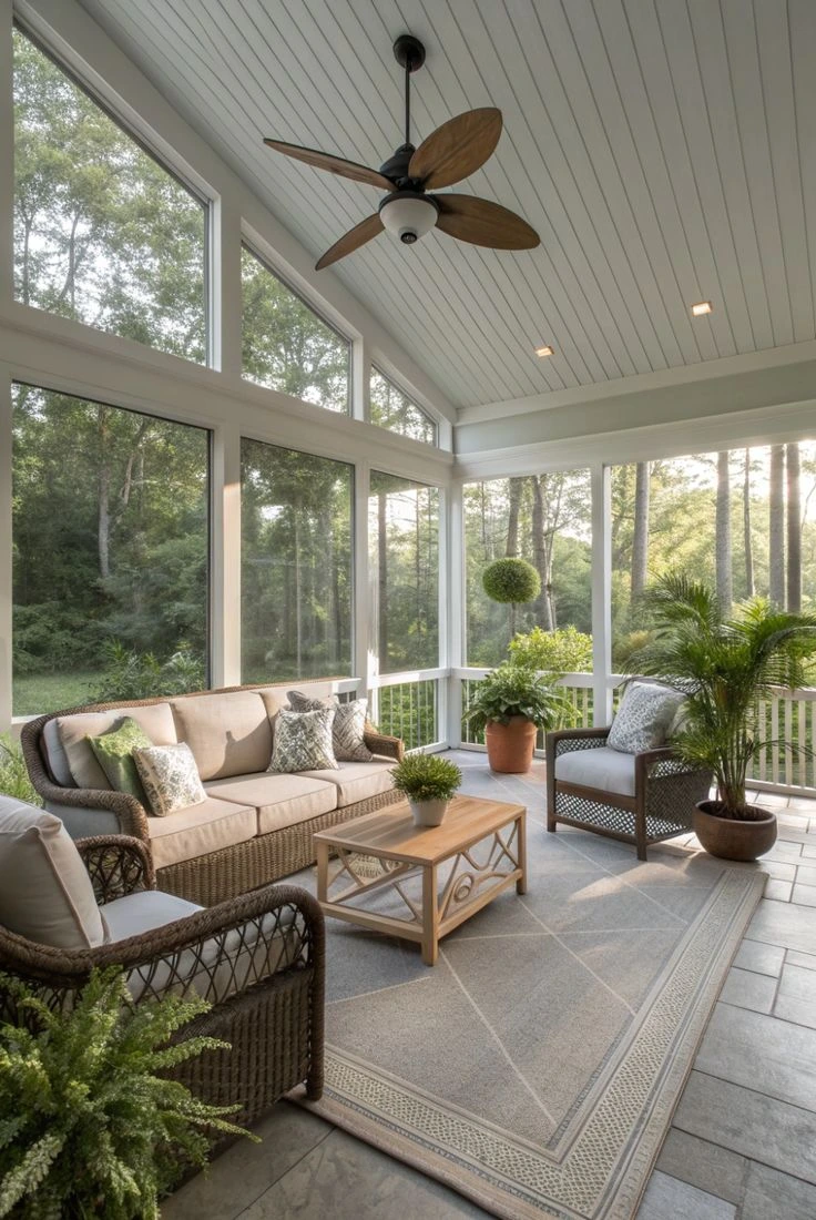 Patio and Screened Porch Conversion to All Season Sunroom in Tomball, Texas
