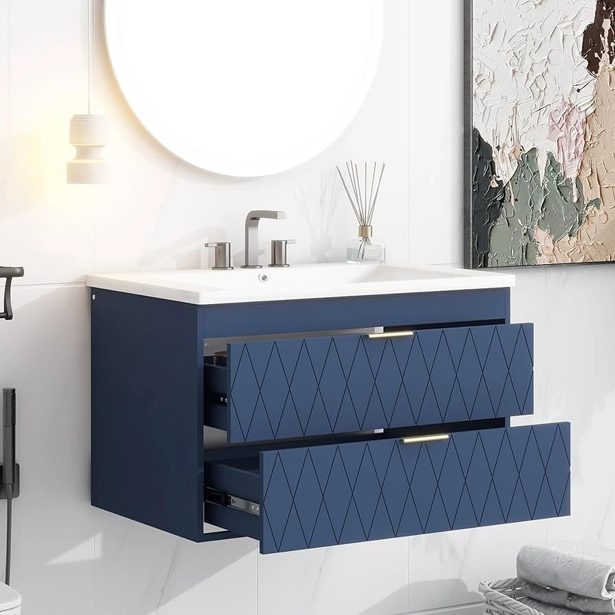 Floating Vanity Cabinets - Bath Remodeling Spring TX