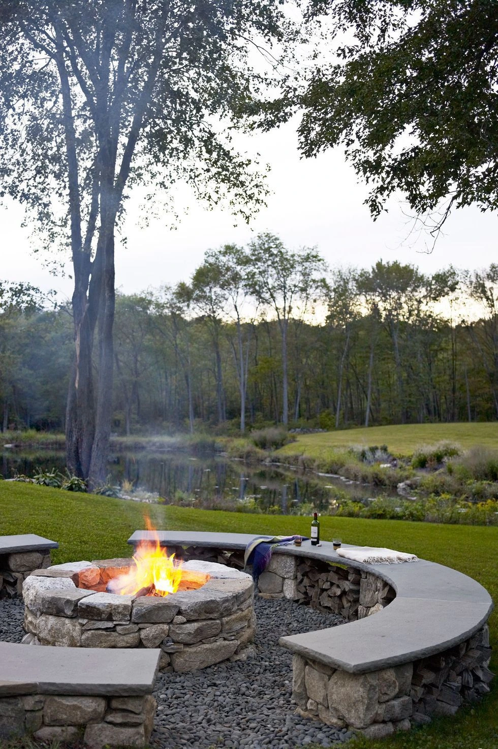 Fire Pit and Outdoor Fireplace Construction in Montgomery, Texas